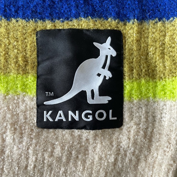 Kangol x H&M striped logo over sized sweater size Medium - Picture 2 of 13